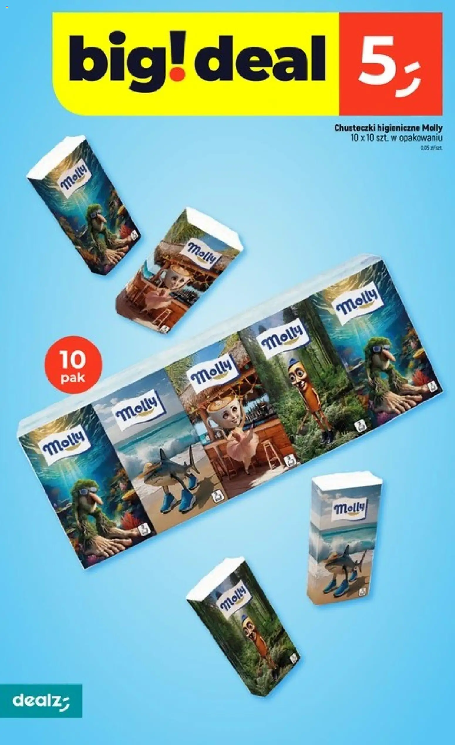 Dealz gazetka od 26.03.2026 | Strona: 40 | Produkty: Chusteczki higieniczne