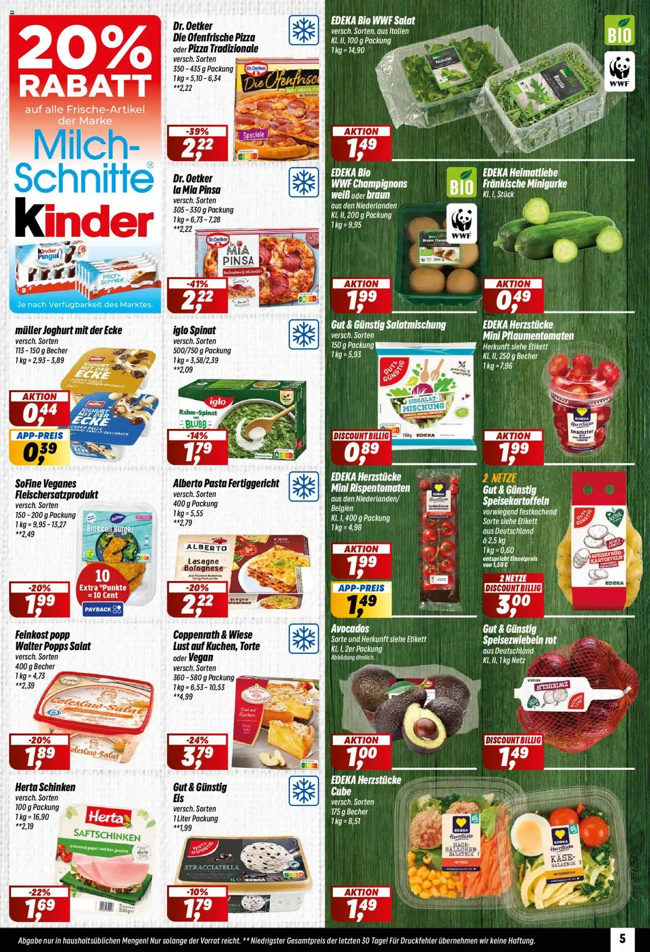 Simmel Prospekt 	 – gültig ab 22.09.2025 | Seite: 5 | Produkte: Joghurt, Iglo, Rucola, Schinken