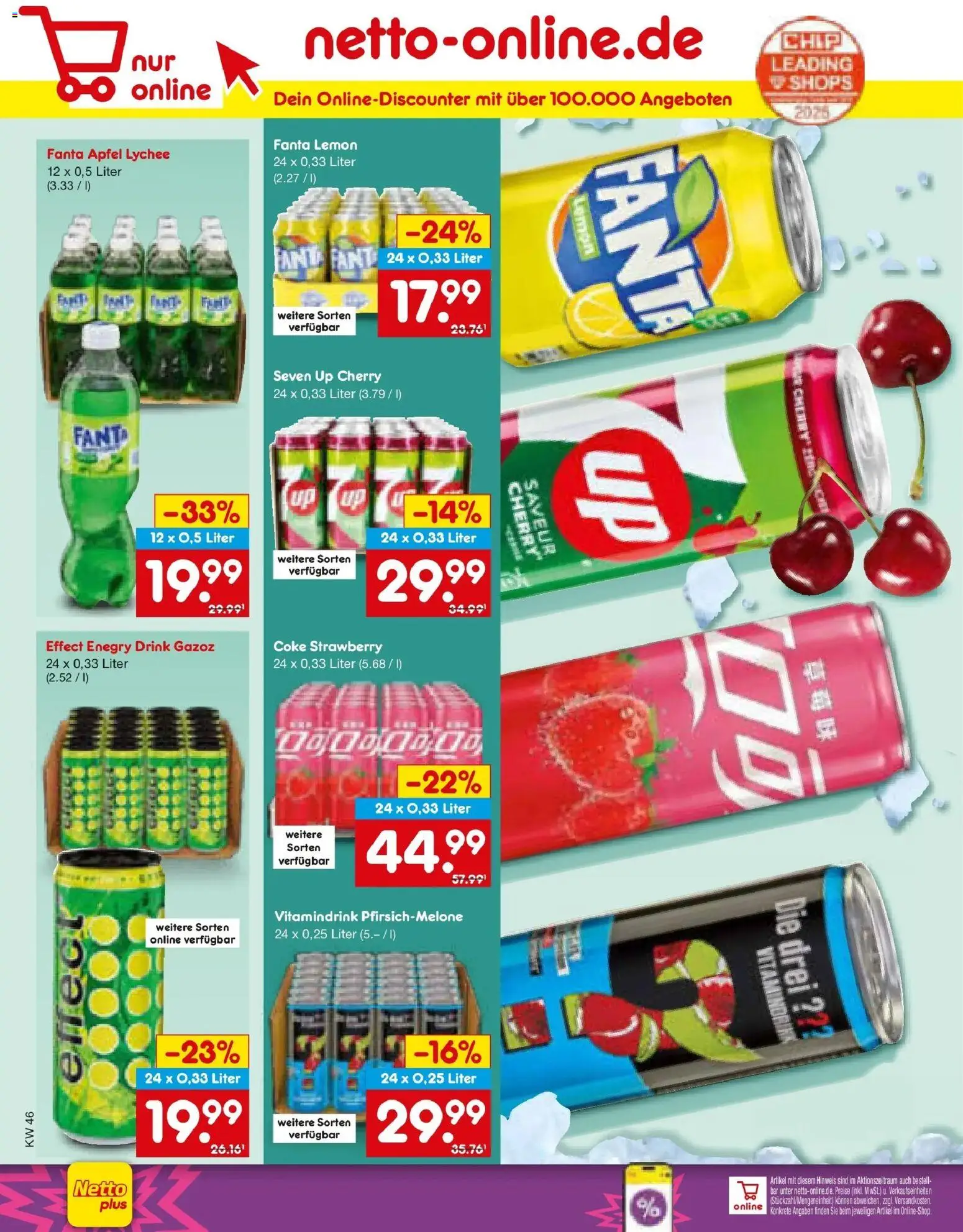 Netto Marken-Discount - Netto: Wochenangebote – gültig ab 10.11.2025 | Seite: 58 | Produkte: Fanta, Äpfel