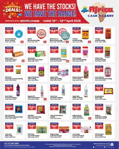 Africa Cash & Carry specials catalogue – valid from 16.04.2026 | Page: 14