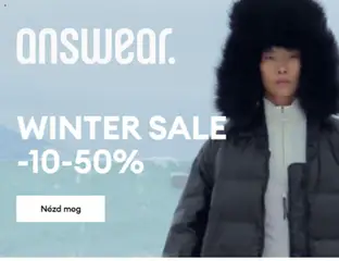 Answear - amely érvényes a következő dátumtól: 07.01.2026