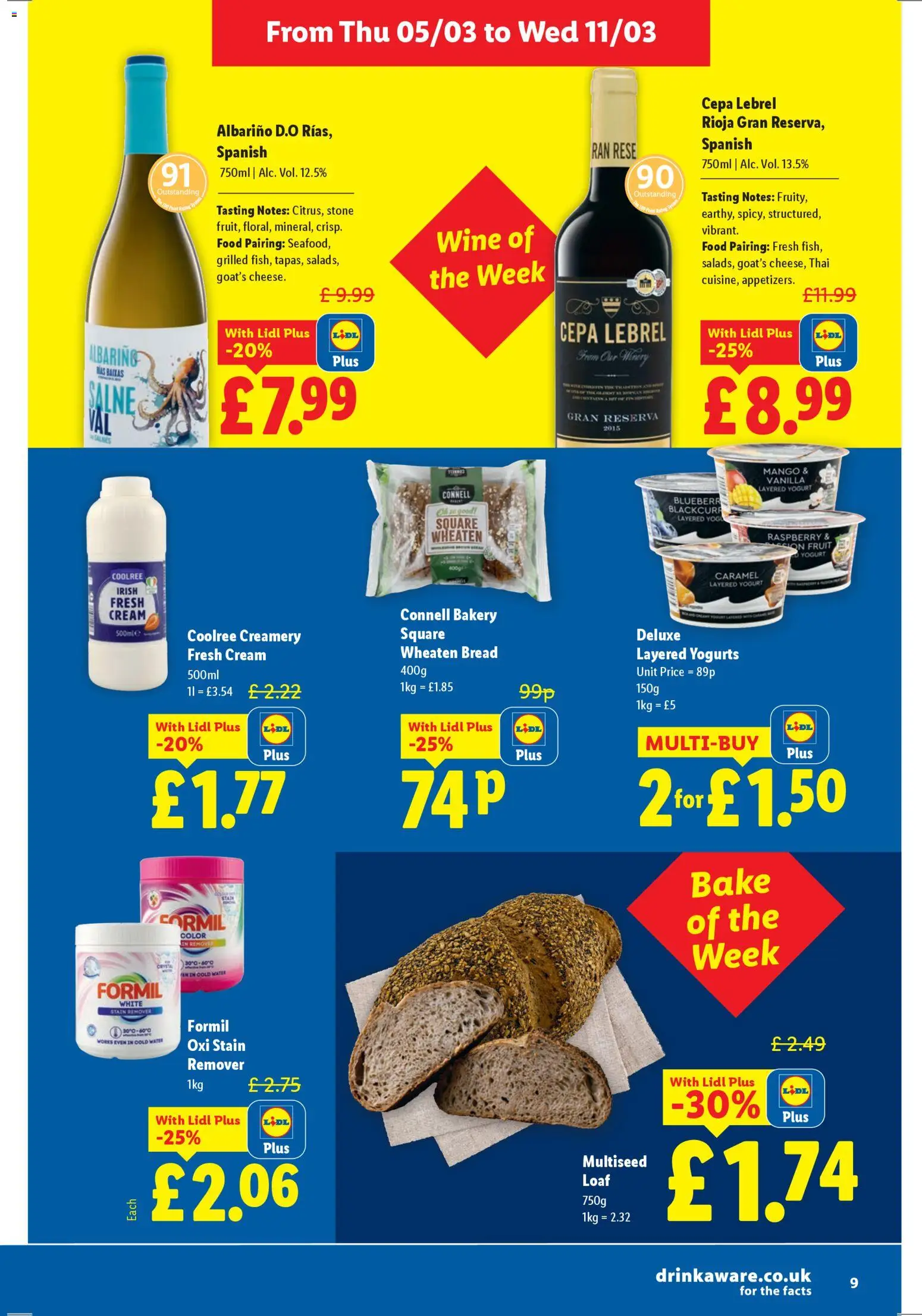 {H1} | Page: 9 | Products: Bread, Cream, Mango, Vanilla