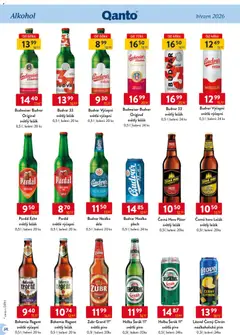 Náhled letáku Astur & Qanto leták - Velkoobchod 03/2026 od 01.03.2026 | Strana: 54 | Produkty: Pivo, Plech, Nealkoholické pivo, Budvar 33