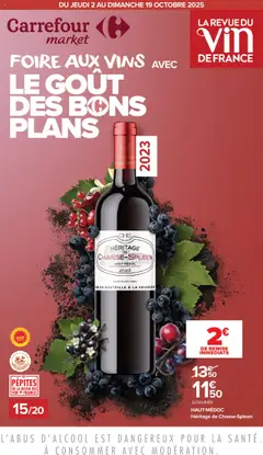 Carrefour Market - Prévisualisation de Carrefour Market catalogue la foire aux vins valide à partir de 02.10.2025