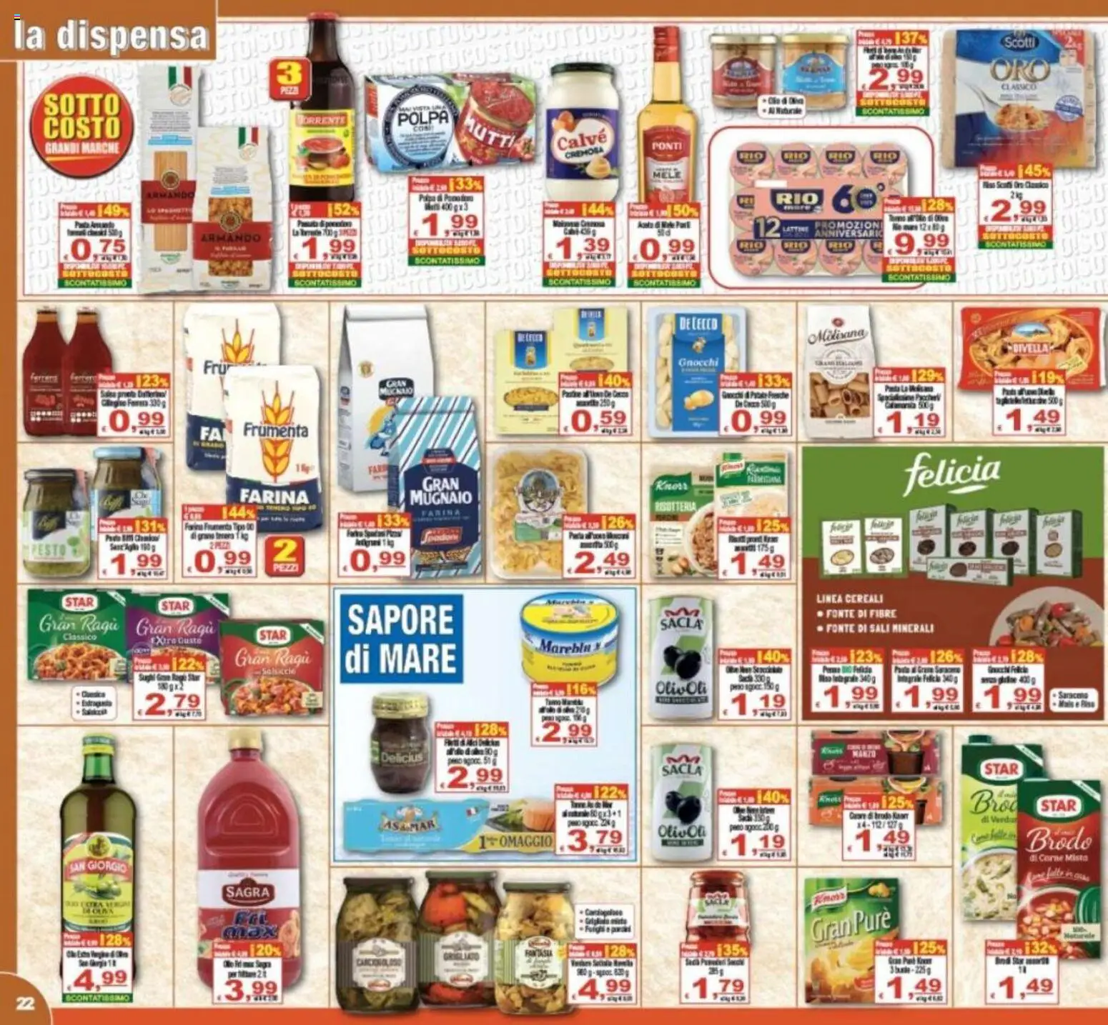 Volantino CTS del 17.03.2026 | Pagina: 22 | Prodotti: Cereali, Patate, Farina, Pesto