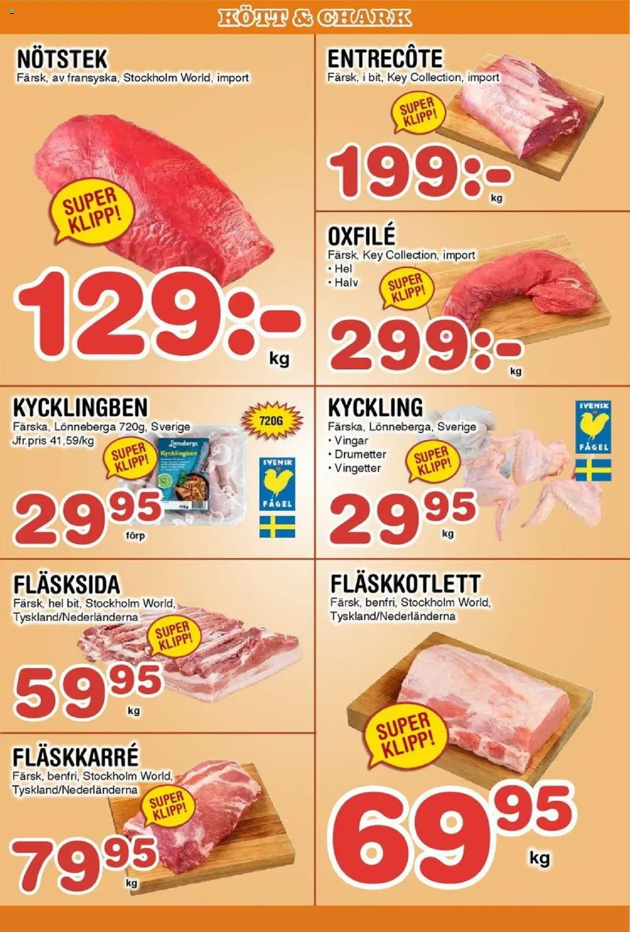 Nya Pulsen reklamblad aktuell från 06.10.2025 | Sida: 3 | Produkter: Entrecote, Oxfilé