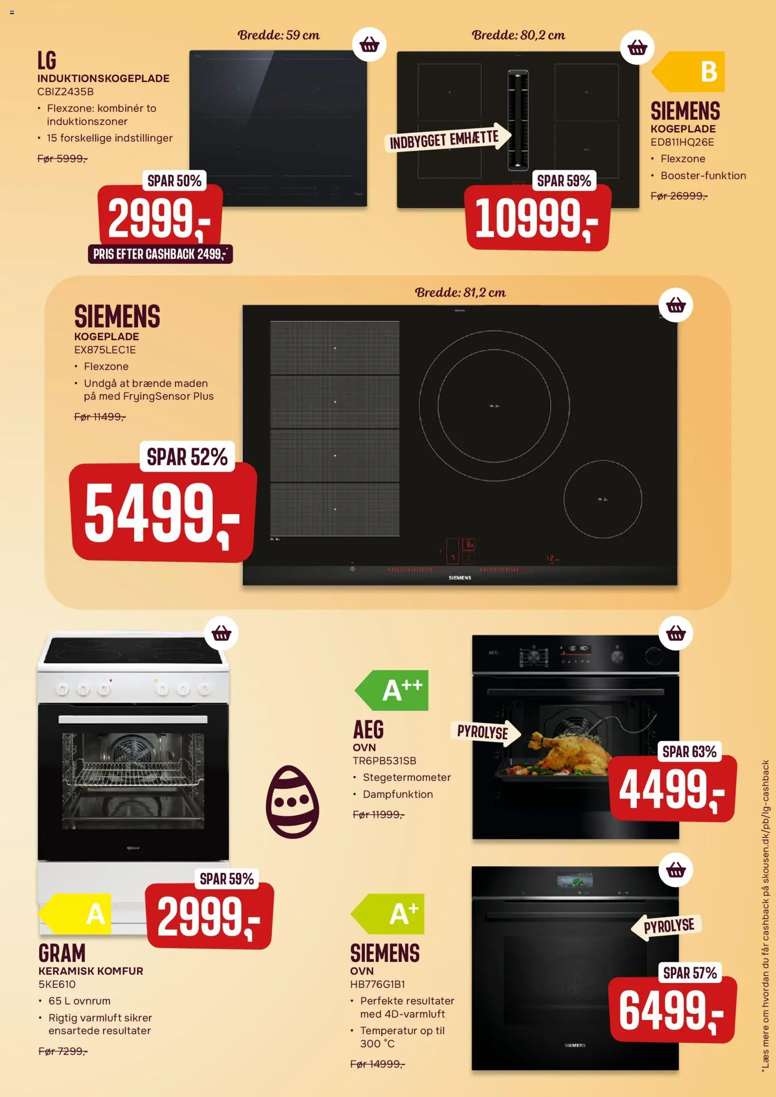 Skousen tilbudsavis – gyldig fra 16.03.2026 | Side: 7 | Produkter: Komfur, Kogeplade
