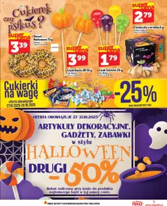 Pogląd oferty "Topaz Gazetka" - ważna od 23.10.2025 | Strona: 5 | Produkty: Dynia, Donut, Cukierki, Ciasteczka