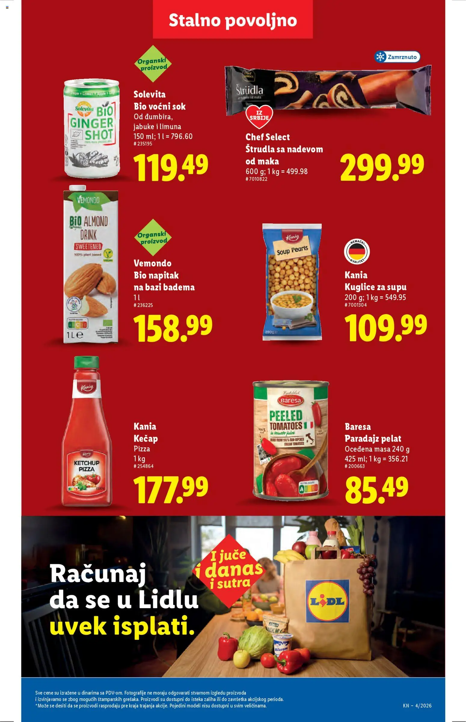 Lidl katalog - važi od 22.01.2026 | Strana: 31 | Proizvode: Kečap, Sok, Jabuke, Paradajz