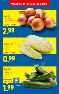 Chinese kool, los, per stuk - Voorbeeld van een folder van Lidl, geldig van 14.01.2026 | Pagina: 6