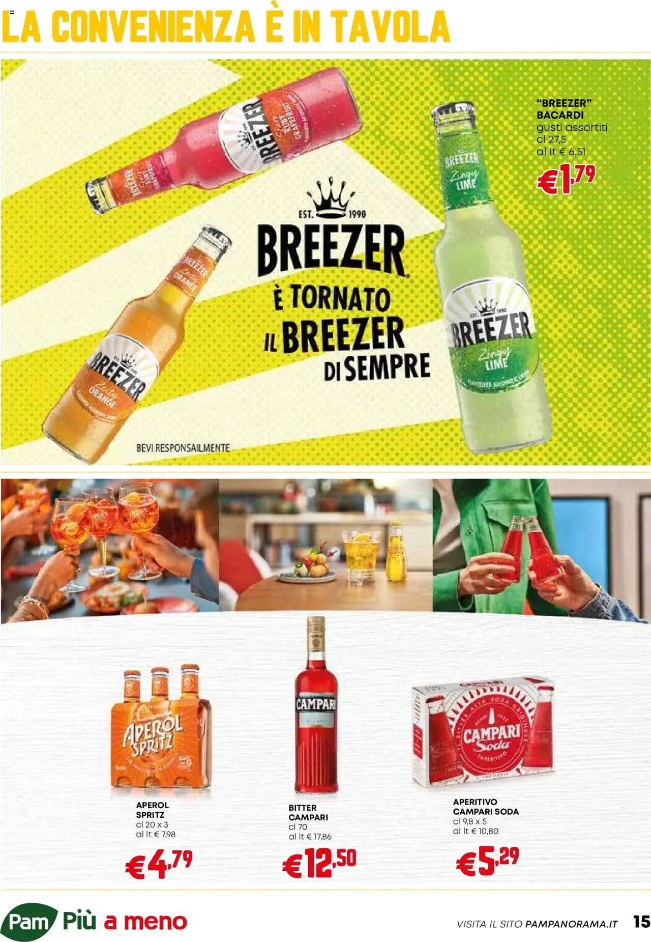 Volantino PAM del 25.09.2025 | Pagina: 15 | Prodotti: Lime, Aperol, Aperitivo