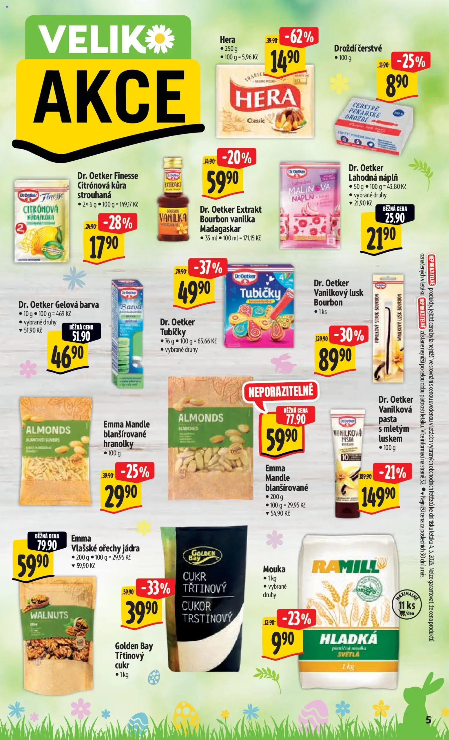 Albert leták - Hypermarket od 11.03.2026 | Strana: 11 | Produkty: Bourbon, Hranolky, Mandle, Vlašské ořechy