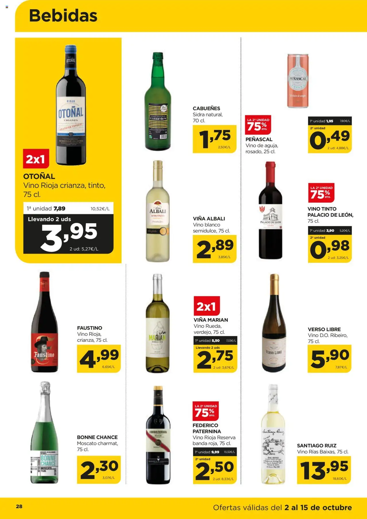 Alimerka folleto Asturias │ válido desde el 02.10.2025 | Página: 28 | Productos: Vino