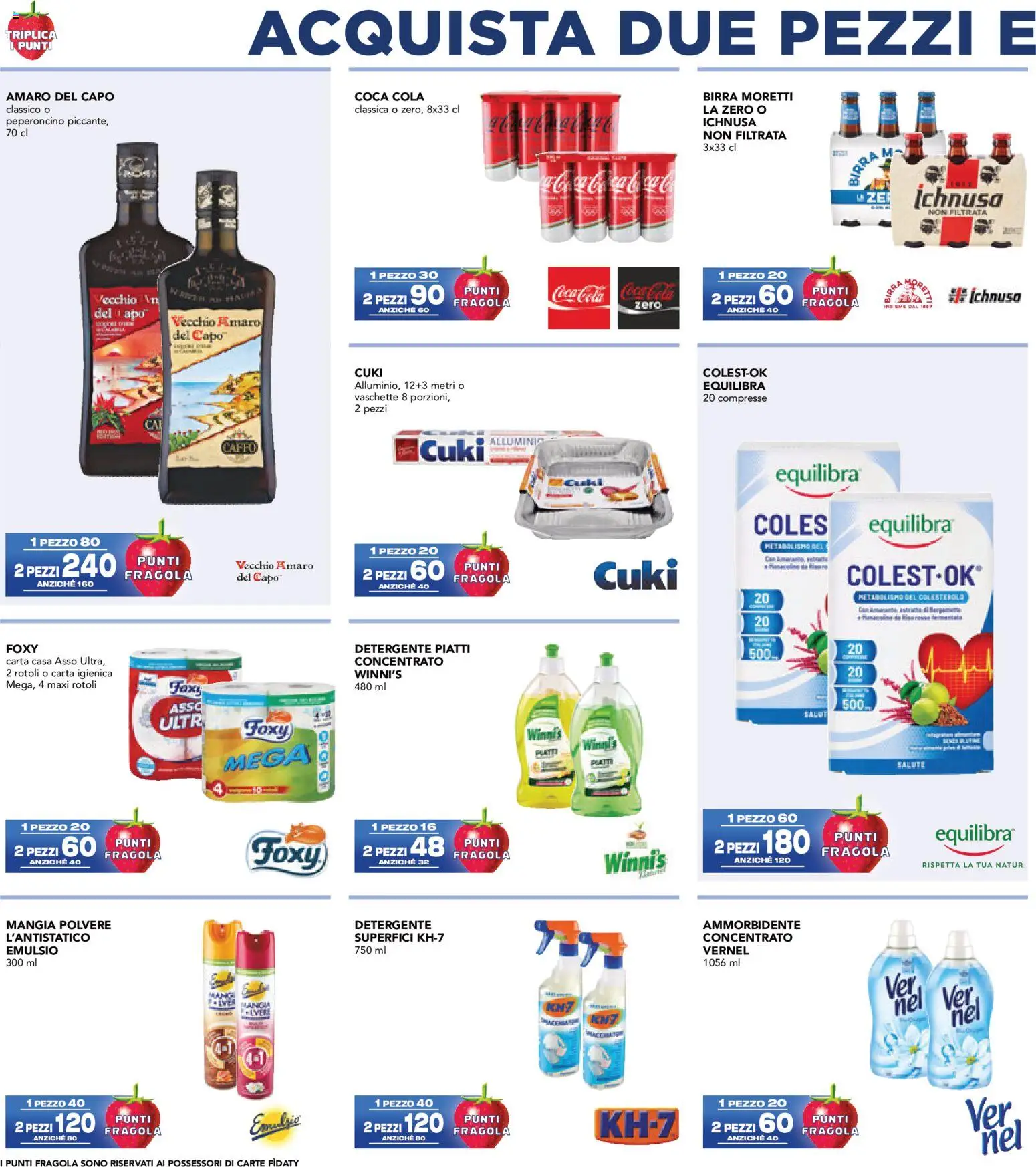 Volantino Esselunga S del 29.01.2026 | Pagina: 5 | Prodotti: Carta igienica, Birra Moretti, Alluminio, Amaro