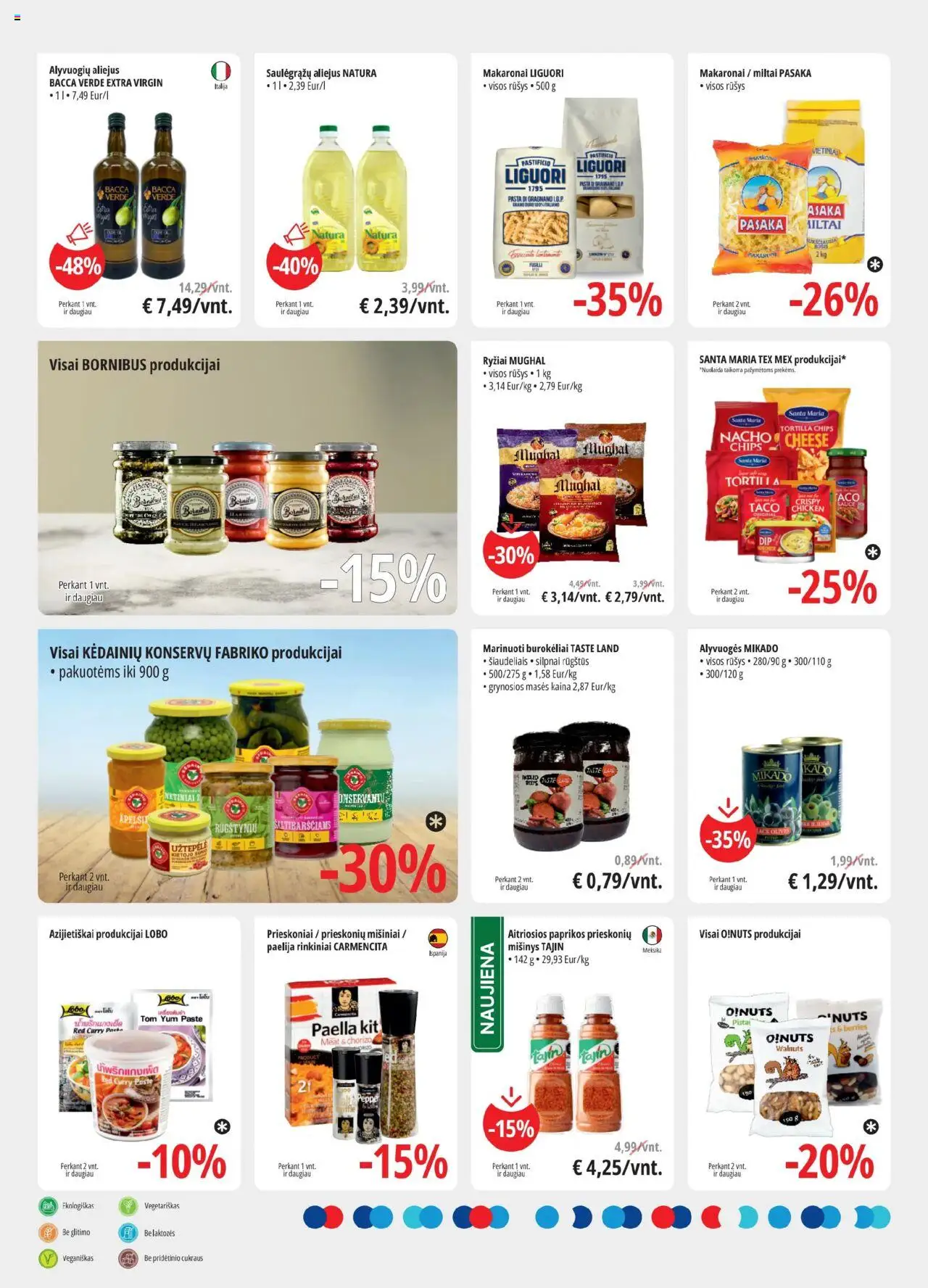 ePromo leidinys│galioja nuo 06.08.2025 | Puslapis: 8 | Prekių: Užtepėlė, Aliejus, Prieskoniai, Makaronai