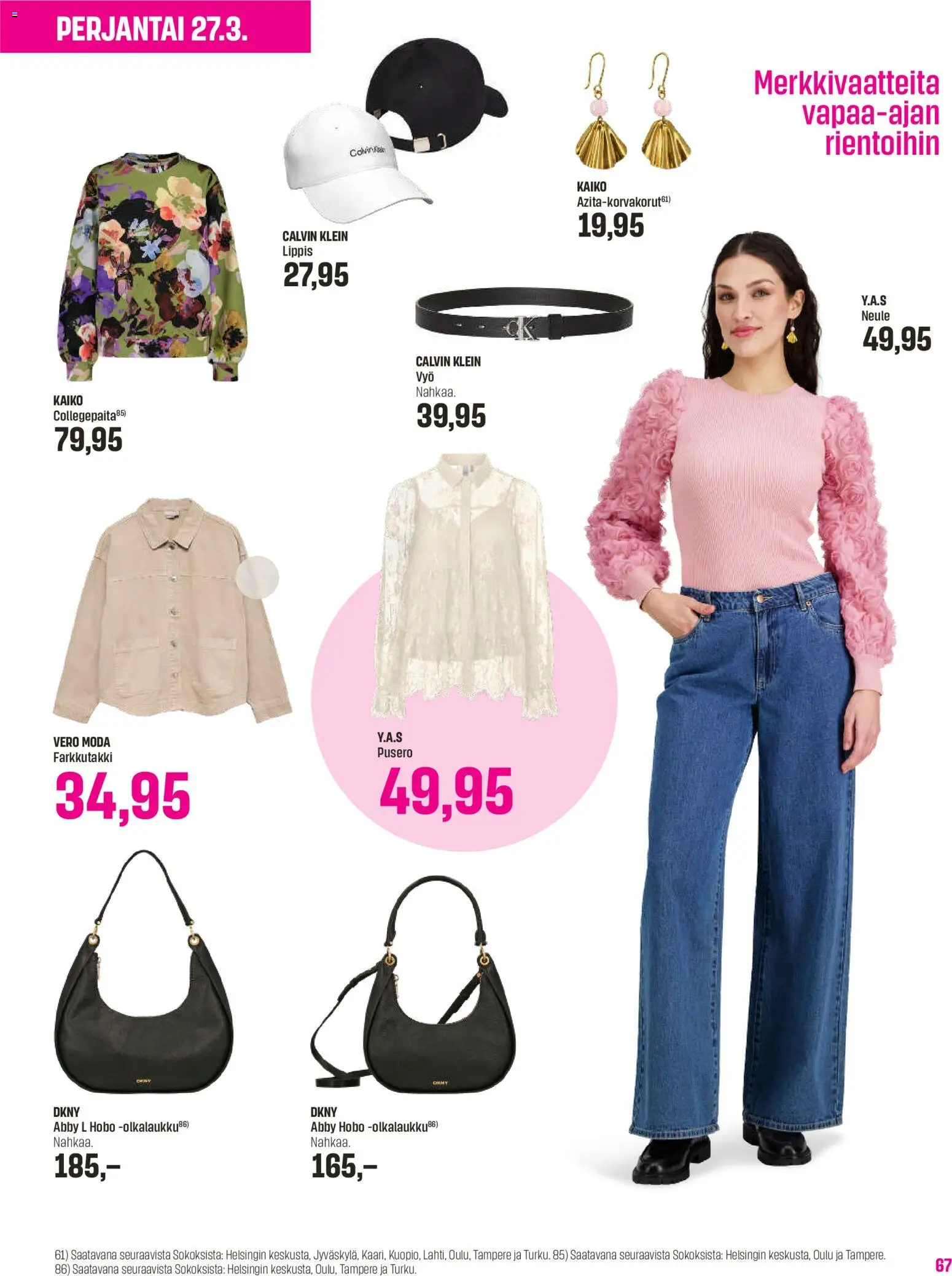 Sokos tarjoukset - Emotion 3plus1 – voimassa 25.03.2026 alkaen | Sivu: 67 | Tuotteet: Pusero, Lippis, Vyö, Neule