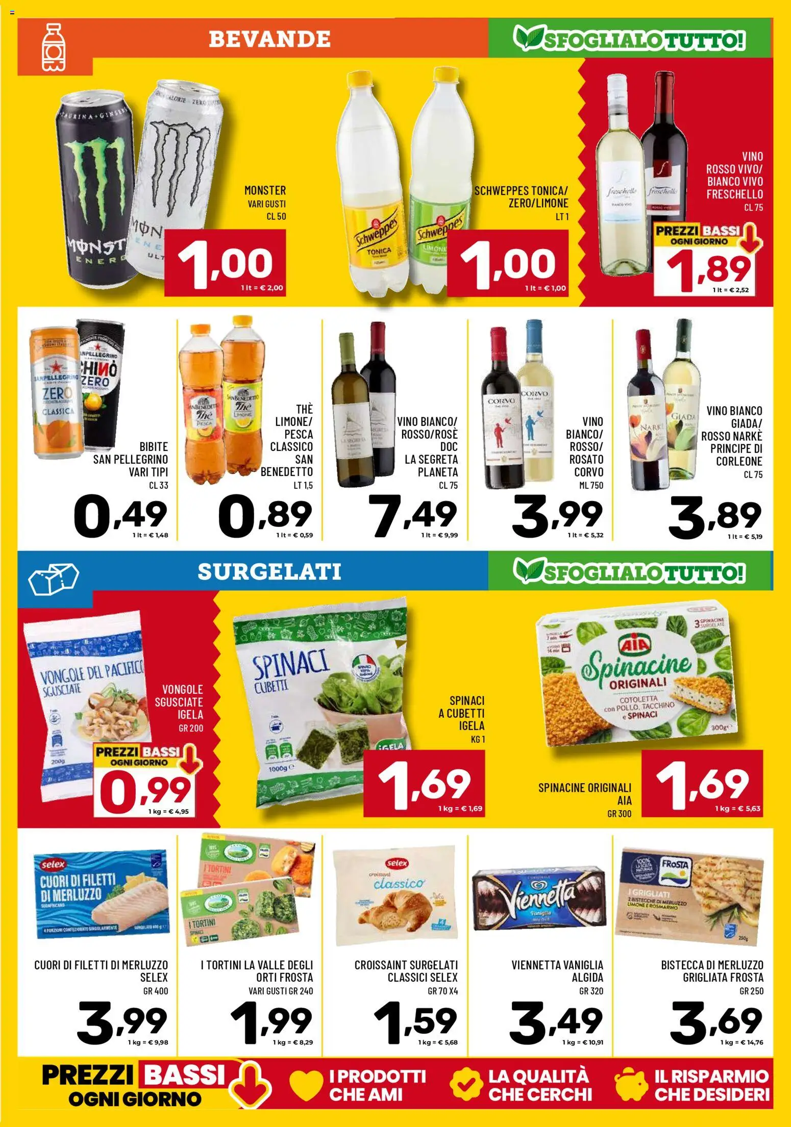 Volantino Il Centesimo del 18.12.2025 | Pagina: 17 | Prodotti: Rosmarino, Spinaci, Bibite, Vino rosso