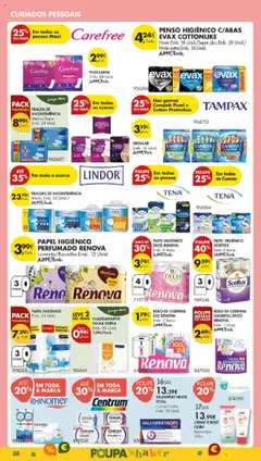 GUARDANAPOS FOLHA DUPLA, Emb. 90 Unid. 1,09€/Emb. │ válido de 09.09.2025 | Página: 42 | Produtos: Fraldas, Guardanapos, Creme, Cuecas