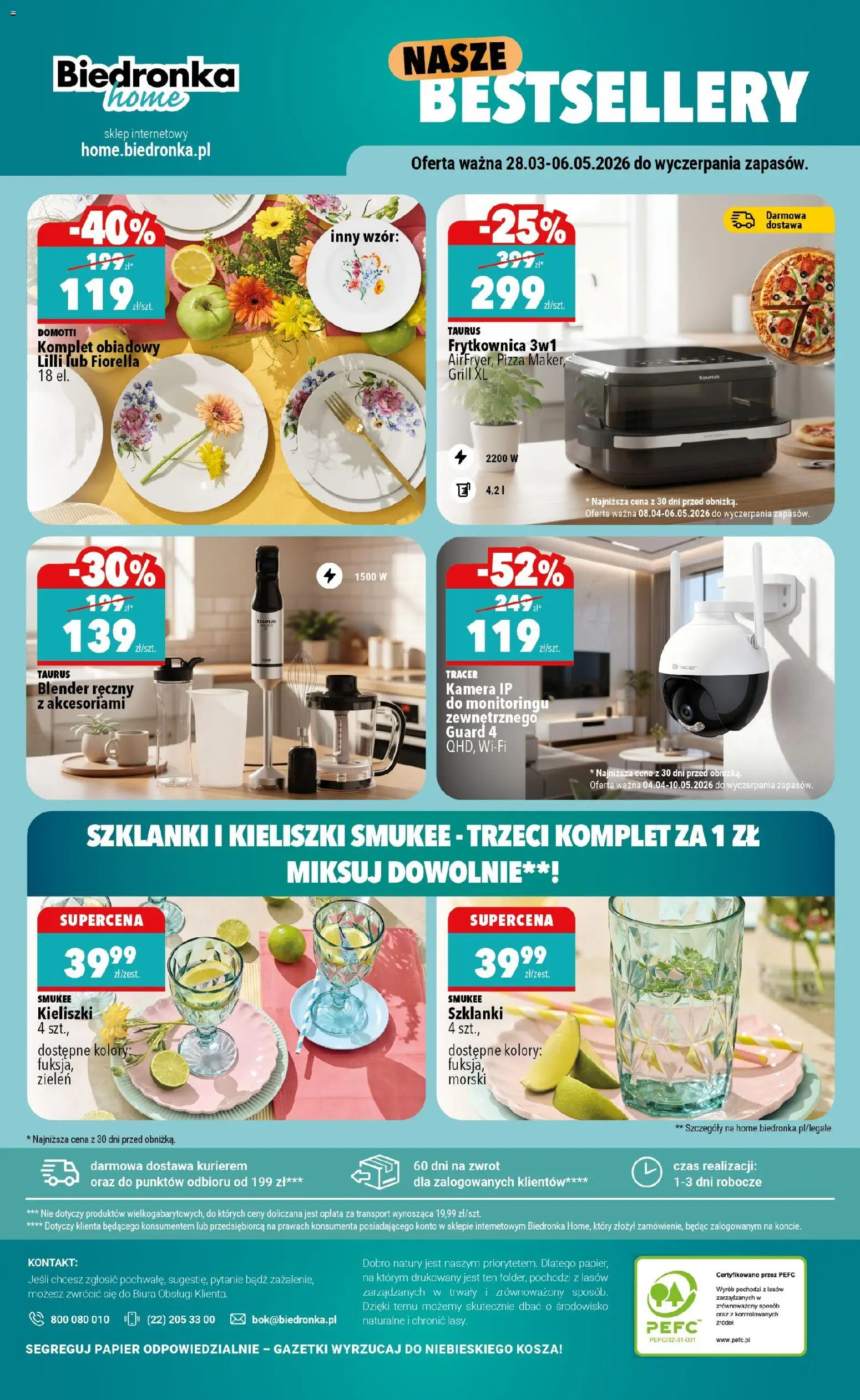 Biedronka Polsko leták - Home od 28.03.2026 | Strana: 6 | Produkty: Pizza, Kamera