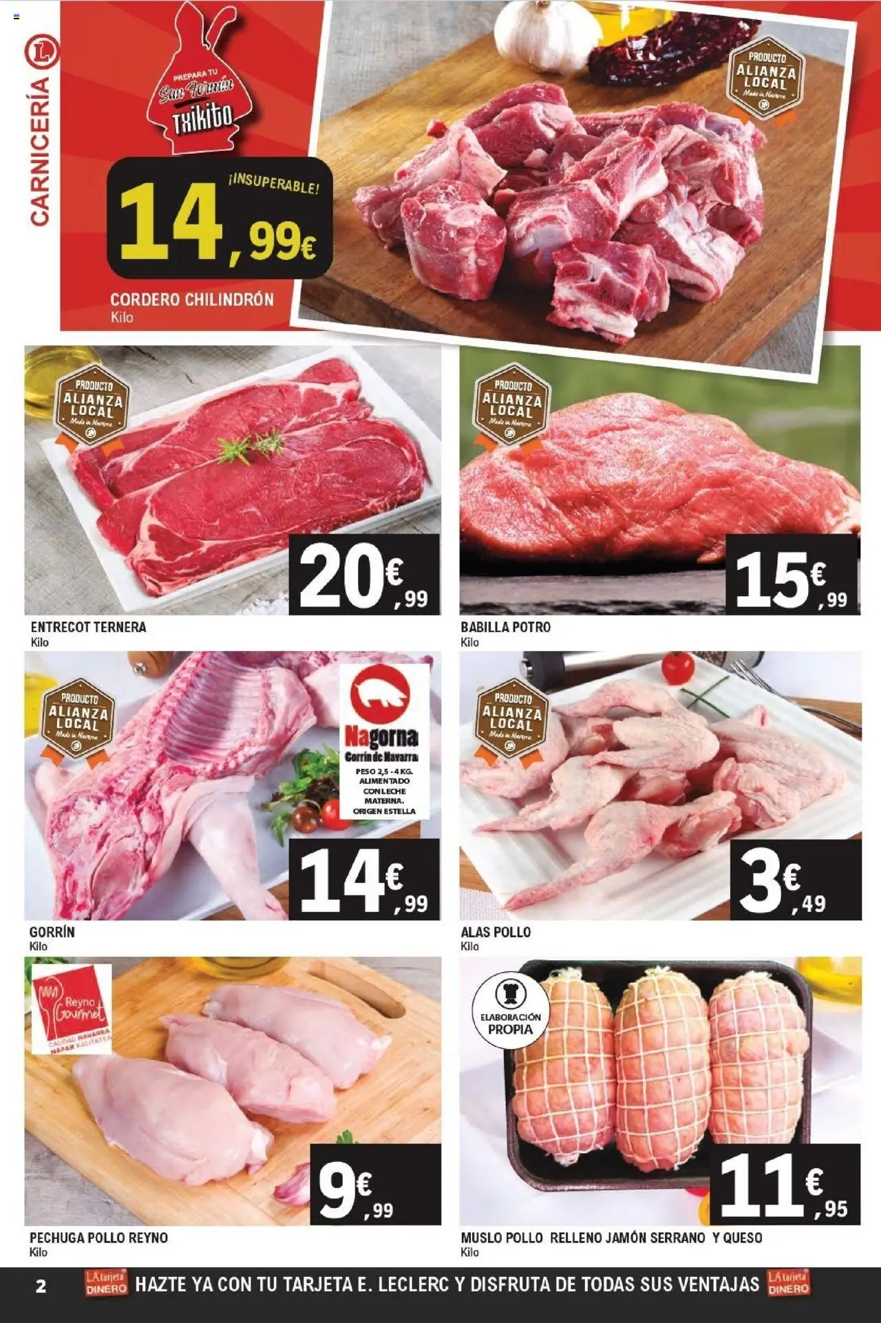 E.Leclerc folleto │ válido desde el 17.09.2025 | Página: 2 | Productos: Jamón serrano, Queso, Peso, Φίλτρο καφέ