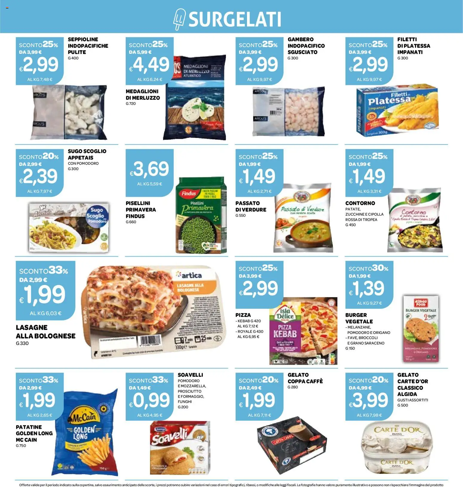 Volantino Ekom del 18.11.2025 | Pagina: 10 | Prodotti: Caffè, Pizza, Pomodoro, Broccoli