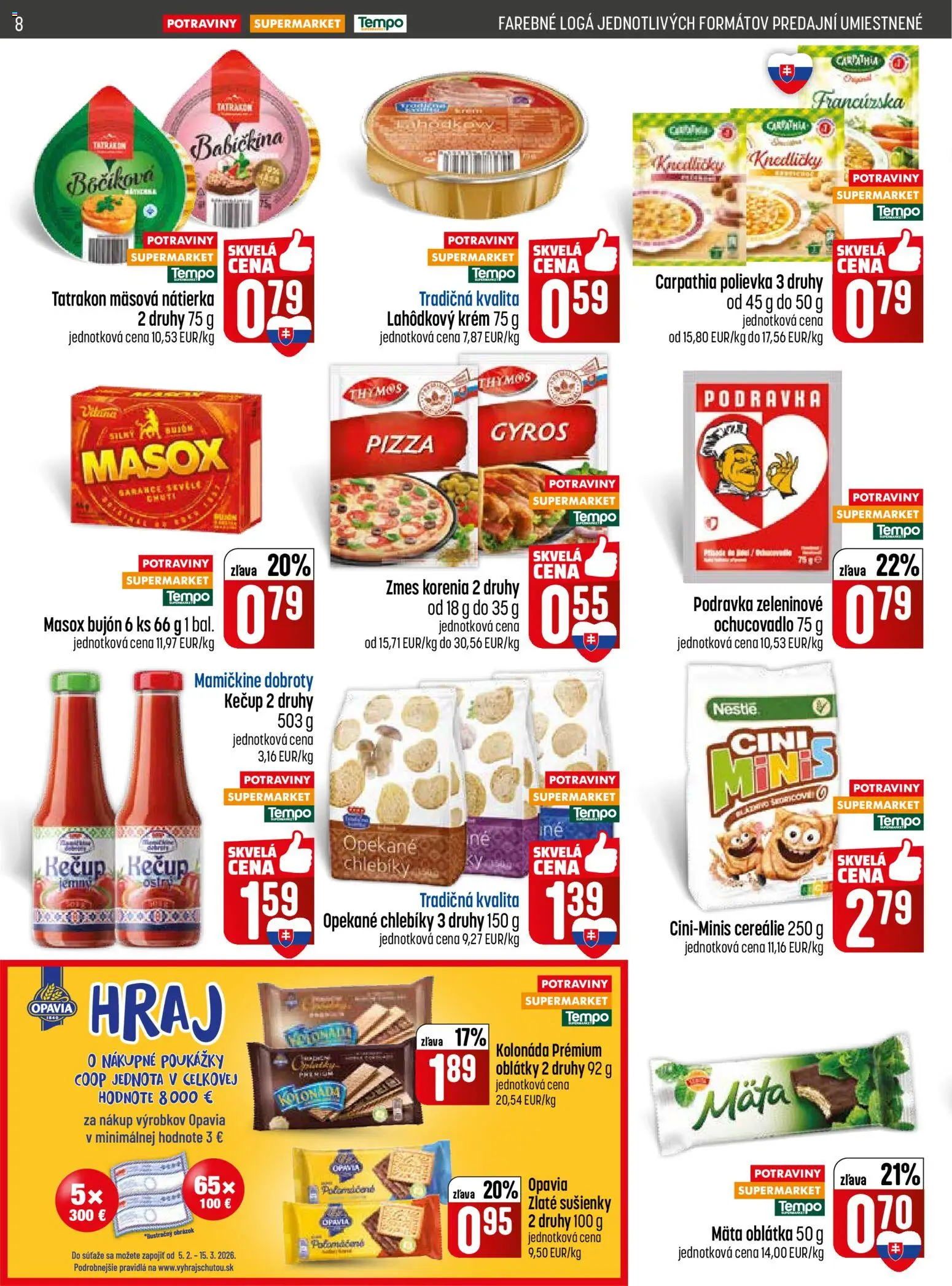 Nové COOP Jednota akcie – leták je platný od 05.02.2026 | Strana: 8