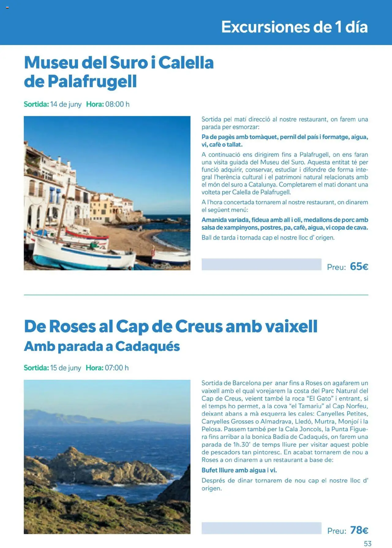 B the travel brand Viatges i Excursions │ válido desde el 01.05.2025 | Página: 53 | Productos: Café, Té