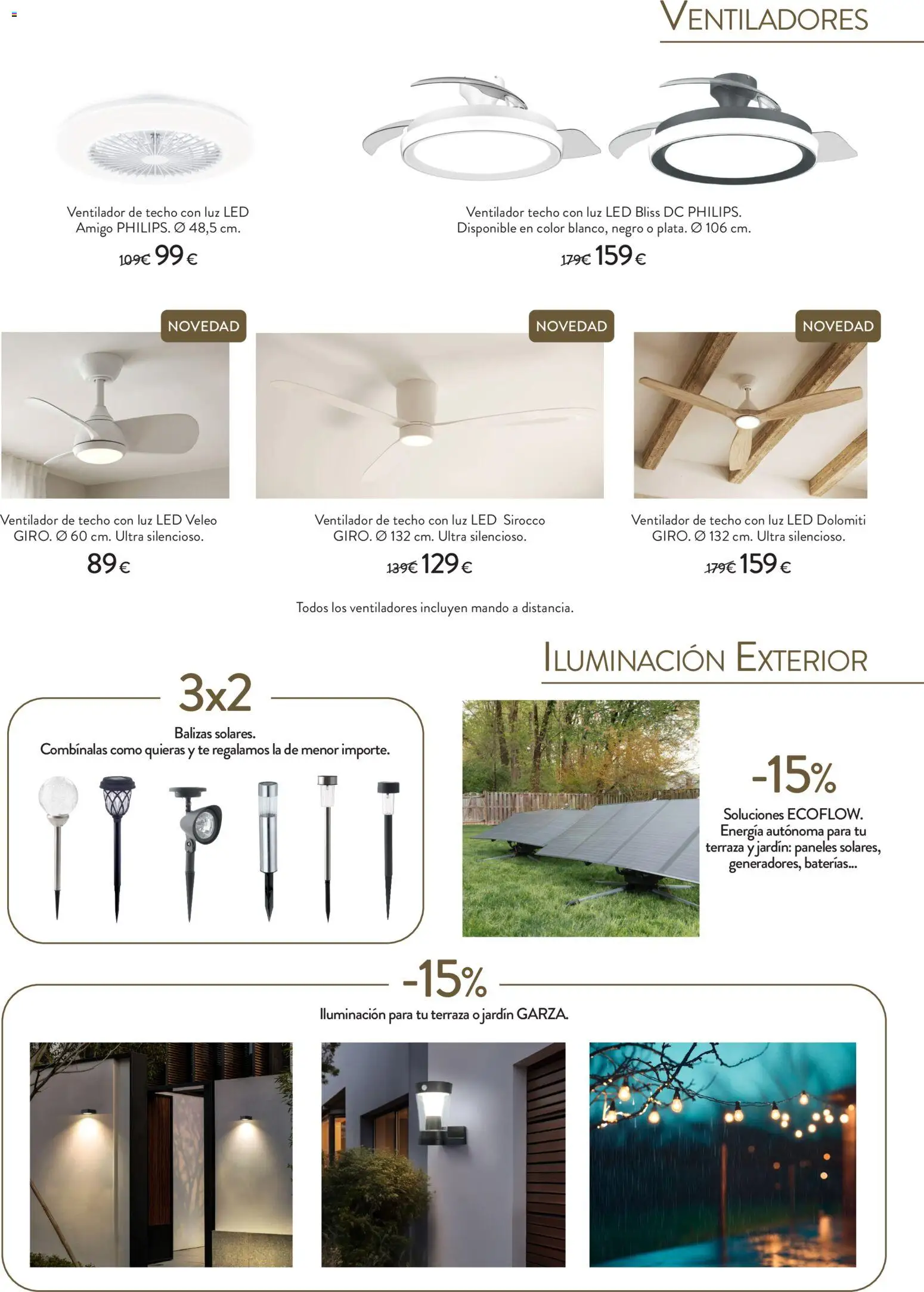 Hipercor Terraza y jardín │ válido desde el 16.03.2026 | Página: 19 | Productos: Té, Ventilador, Galette de chaise