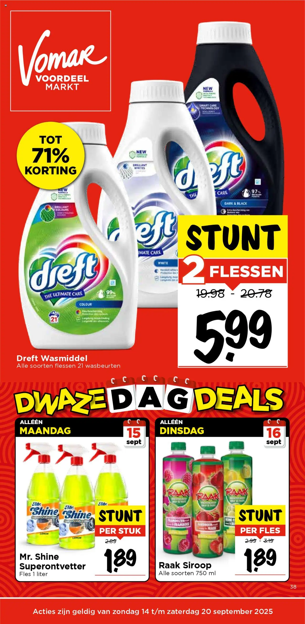  | Pagina: 1 | Producten: Wasmiddel, Fles