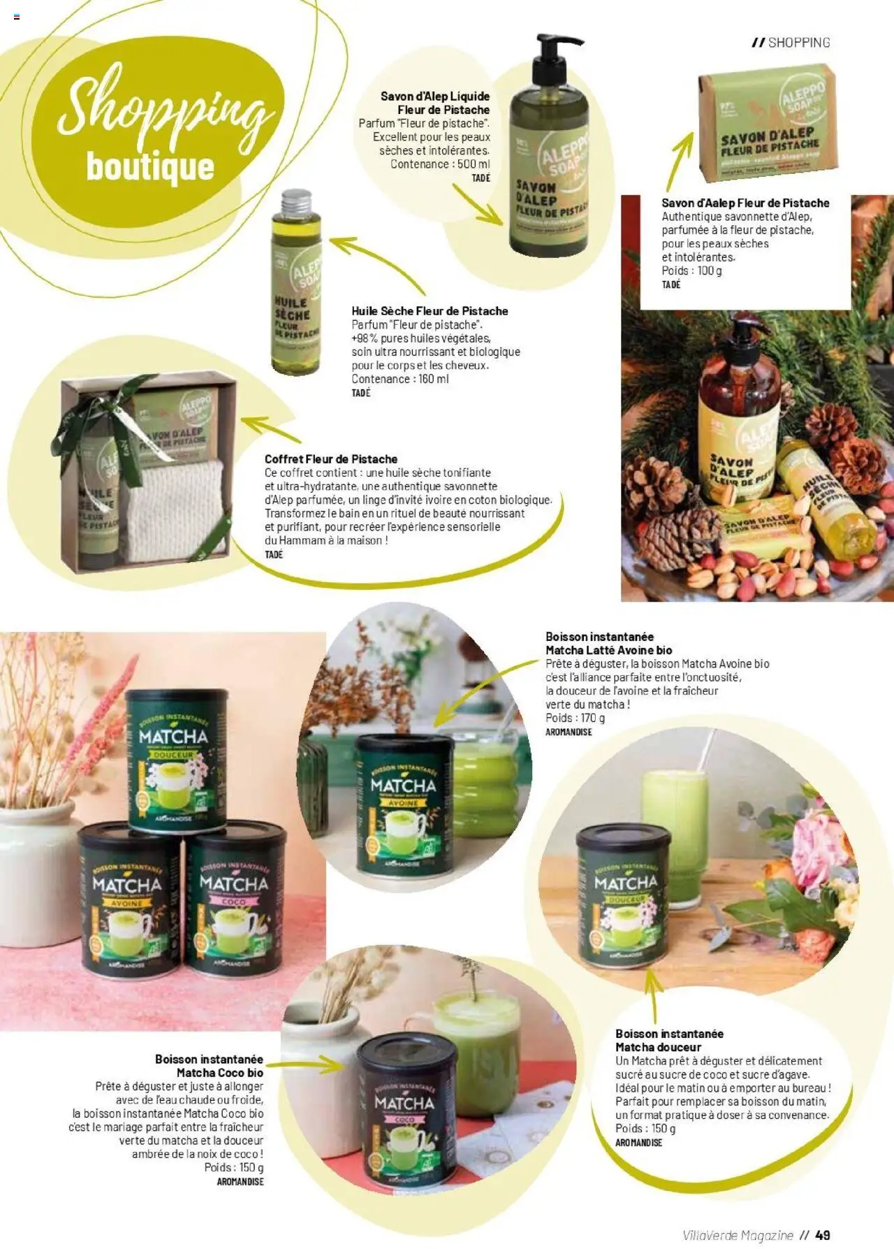 {H1} | Page: 49 | Produits: Bureau, Poids, Huile, Sucre de coco