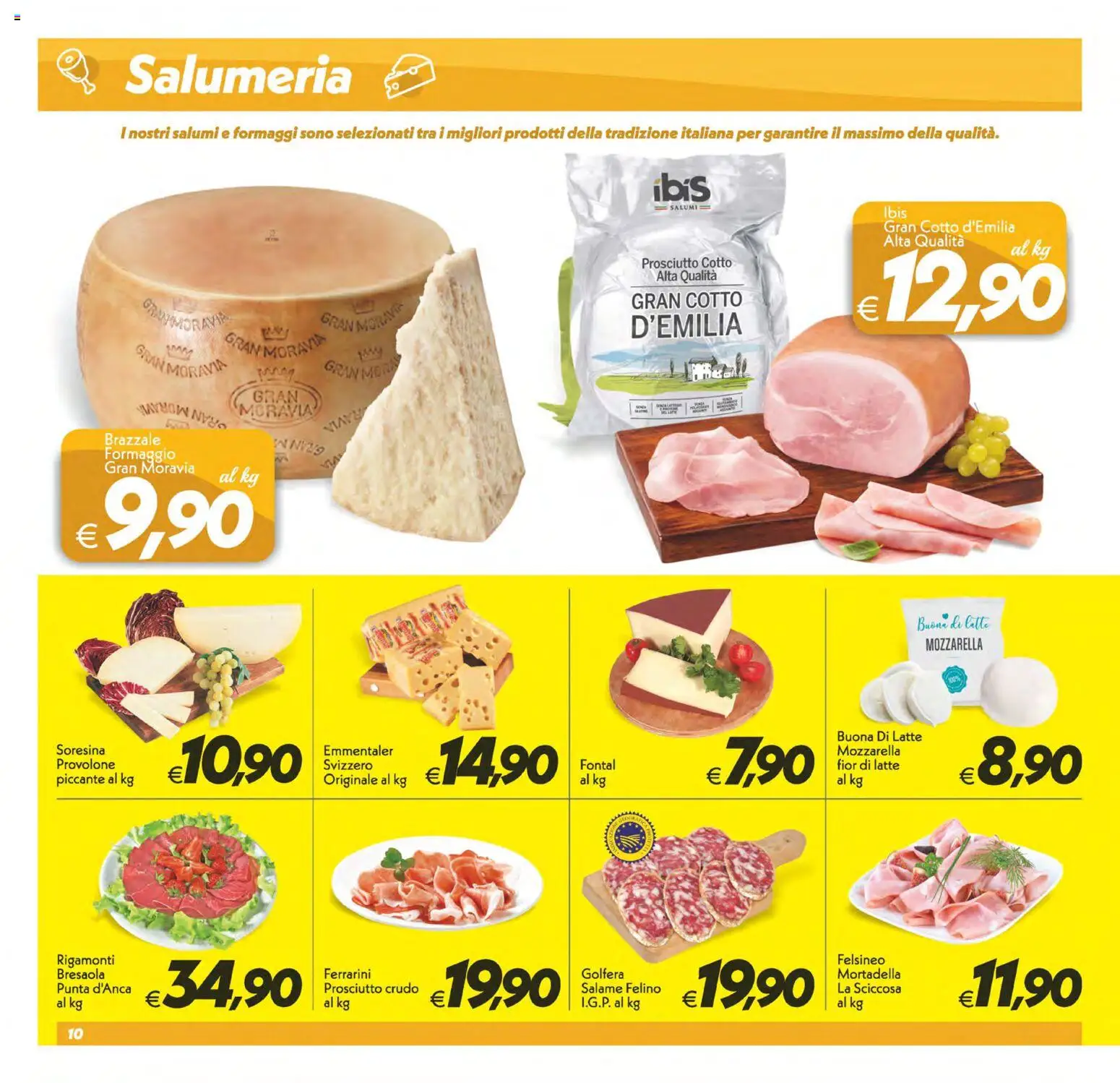 Volantino SuperConveniente del 24.02.2026 | Pagina: 10 | Prodotti: Prosciutto Cotto, Mozzarella, Latte, Mortadella