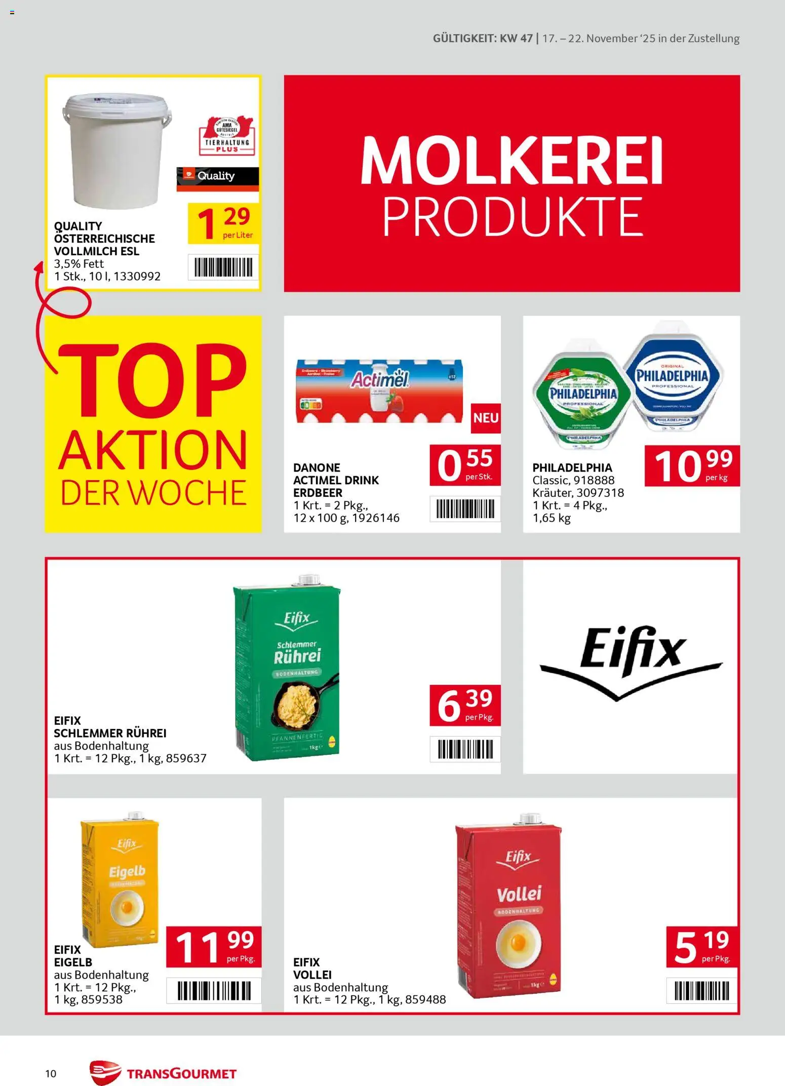 Transgourmet Zustellaktion gültig ab 17.11.2025 | Seite: 10