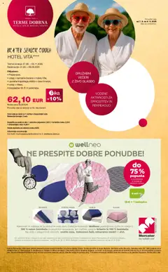 POSTELJNINA, Posteljnina iz 100% saten bombaža. Na voljo v elegantnih barvah: svetlo roza, kokosovo beli, mineralno modri in sivi. │ velja od 07.08.2025 | Stran: 3 | Izdelki: Posteljnina