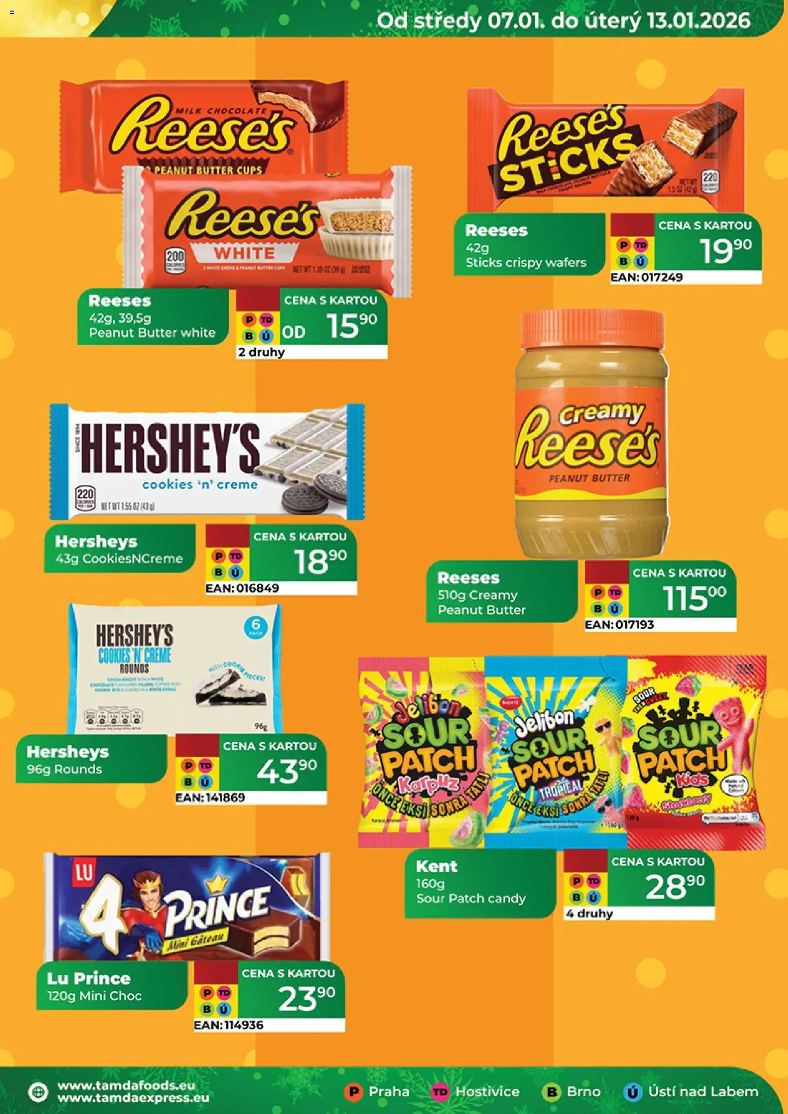 Tamda Foods leták od 07.01.2026 | Strana: 45 | Produkty: Reese's, Cookies
