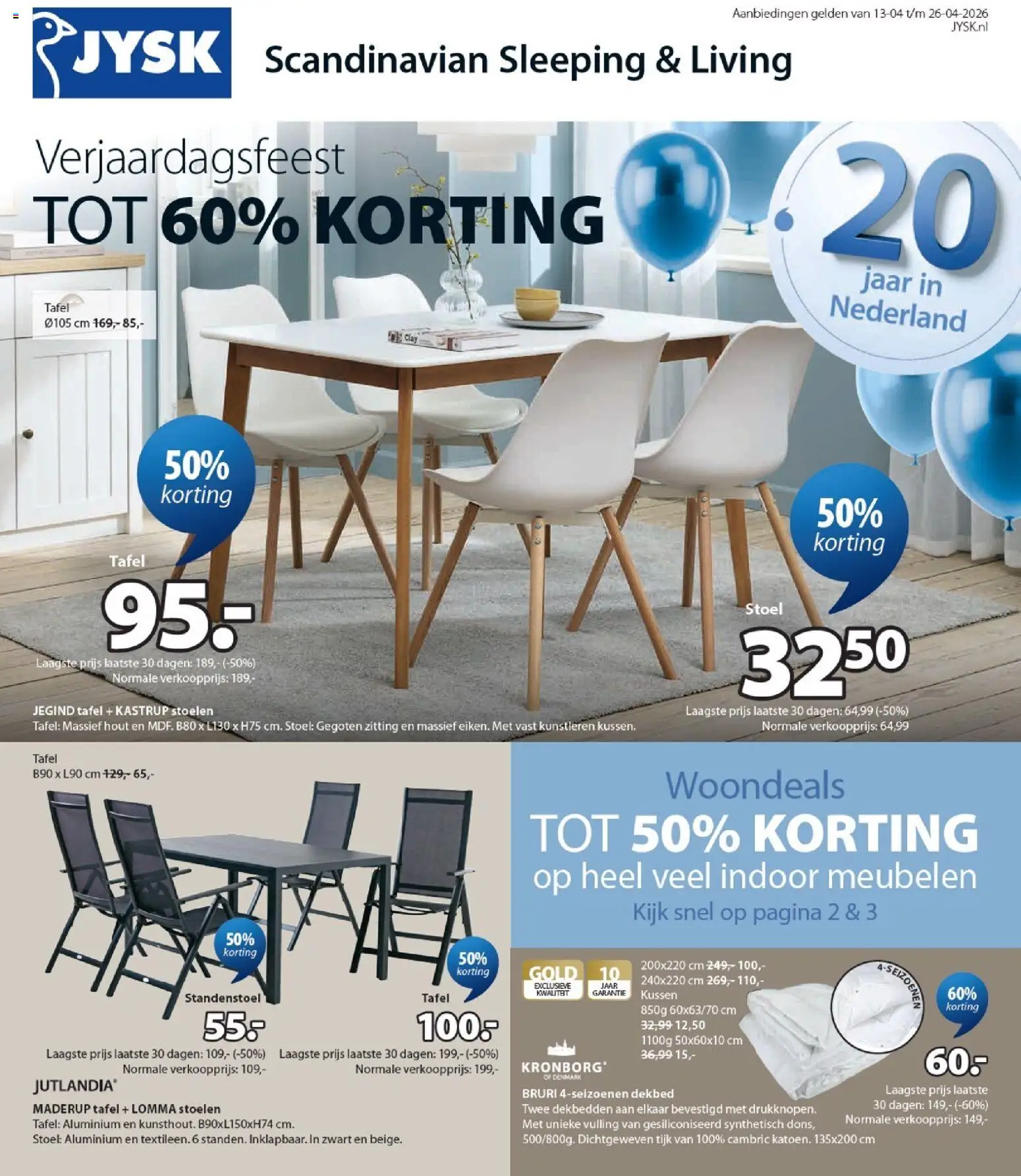 {H1} | Pagina: 1 | Producten: Dekbed, Kussen, Tafel, Stoel