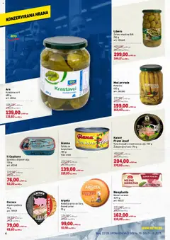 Metro katalog - pregled Metro kataloga - važi od 16.10.2025 | Strana: 4 | Proizvode: Tuna steak, Pršut, Salata, Mesni narezak