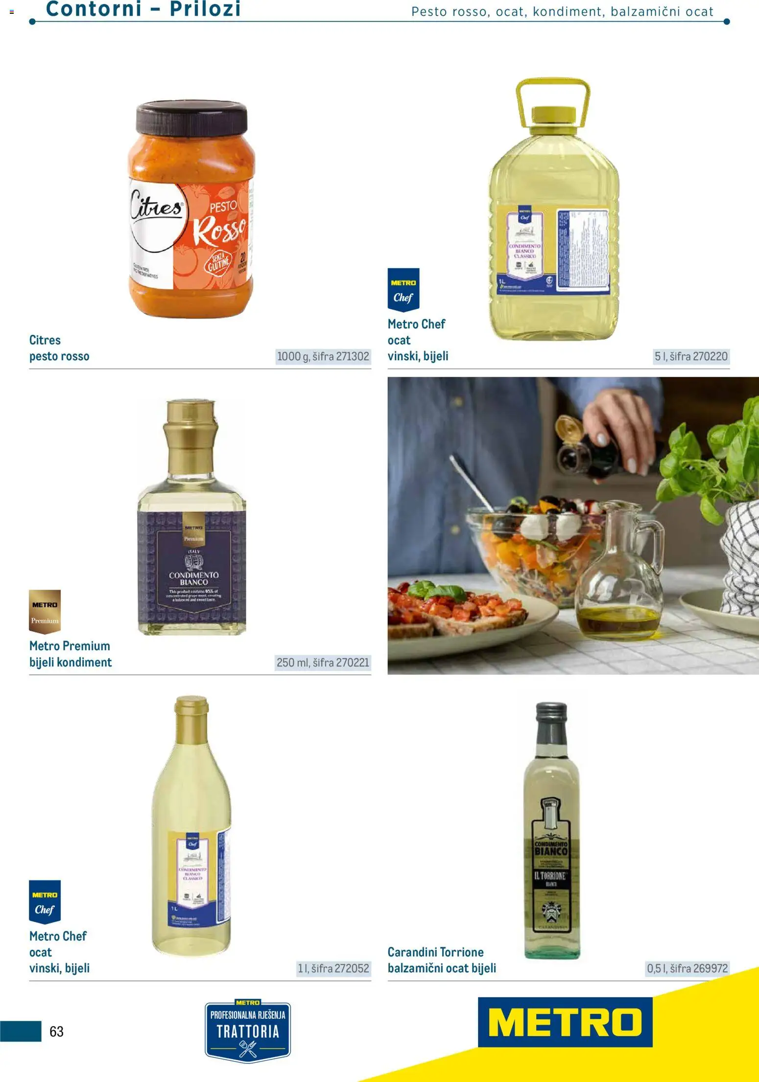 Metro katalog | vrijedi od 05.03.2026 | Stranica: 63 | Proizvodi: Ocat