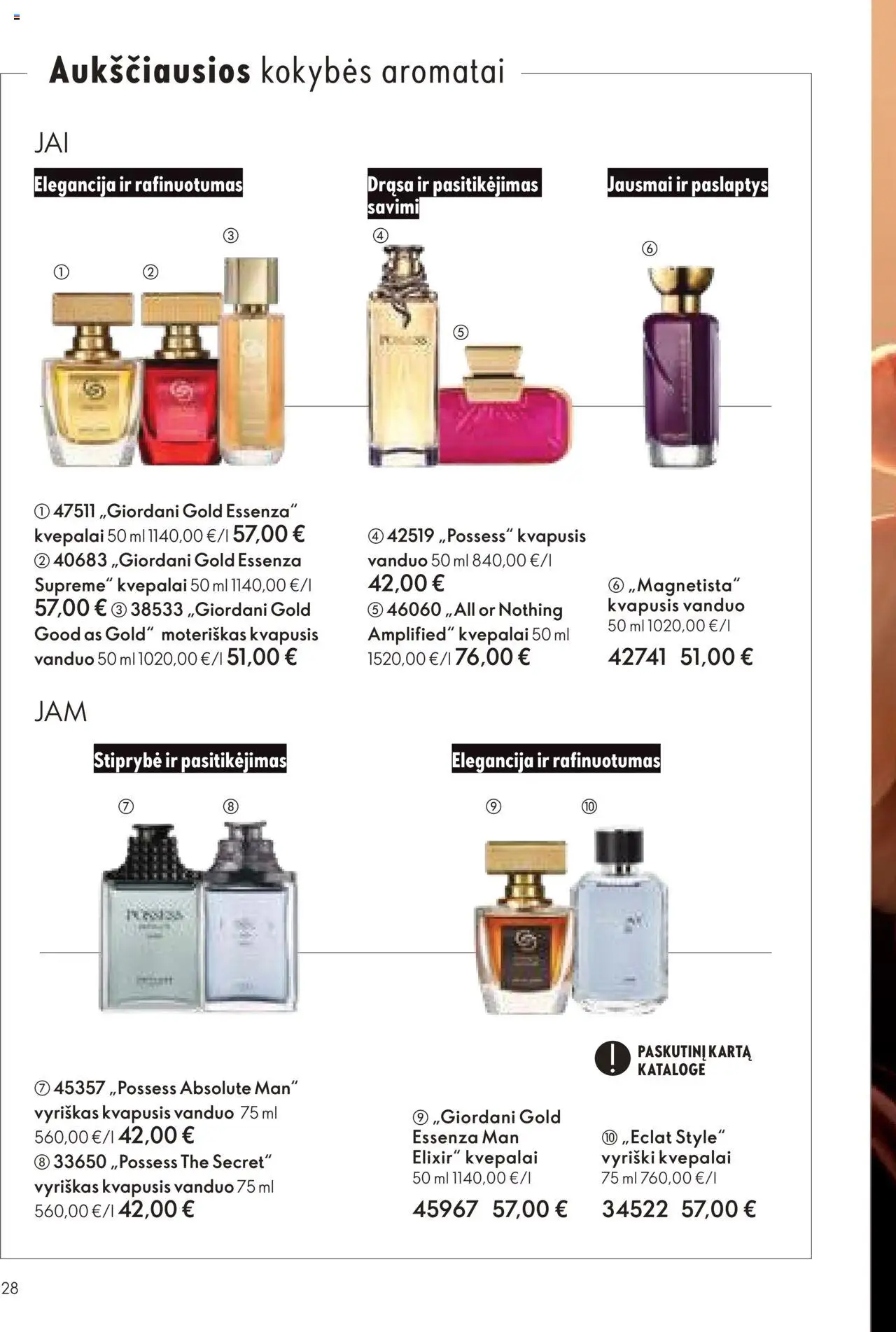 Oriflame - Katalogas 12 2025│galioja nuo 24.08.2025 | Puslapis: 28 | Prekių: Kvapusis vanduo, Kvepalai