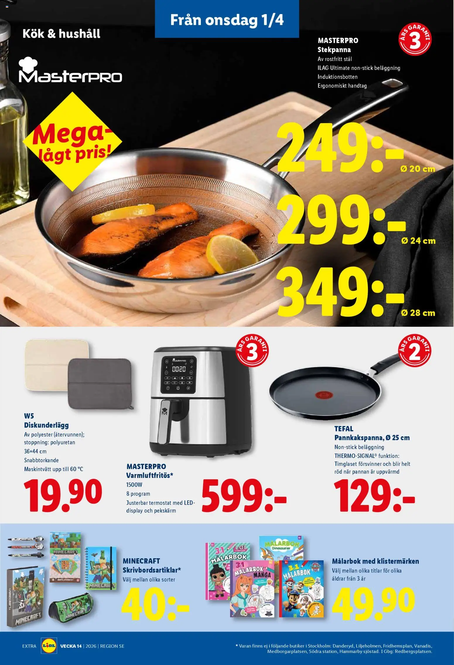 Lidl reklamblad aktuell från 01.04.2026 | Sida: 22 | Produkter: Stekpanna
