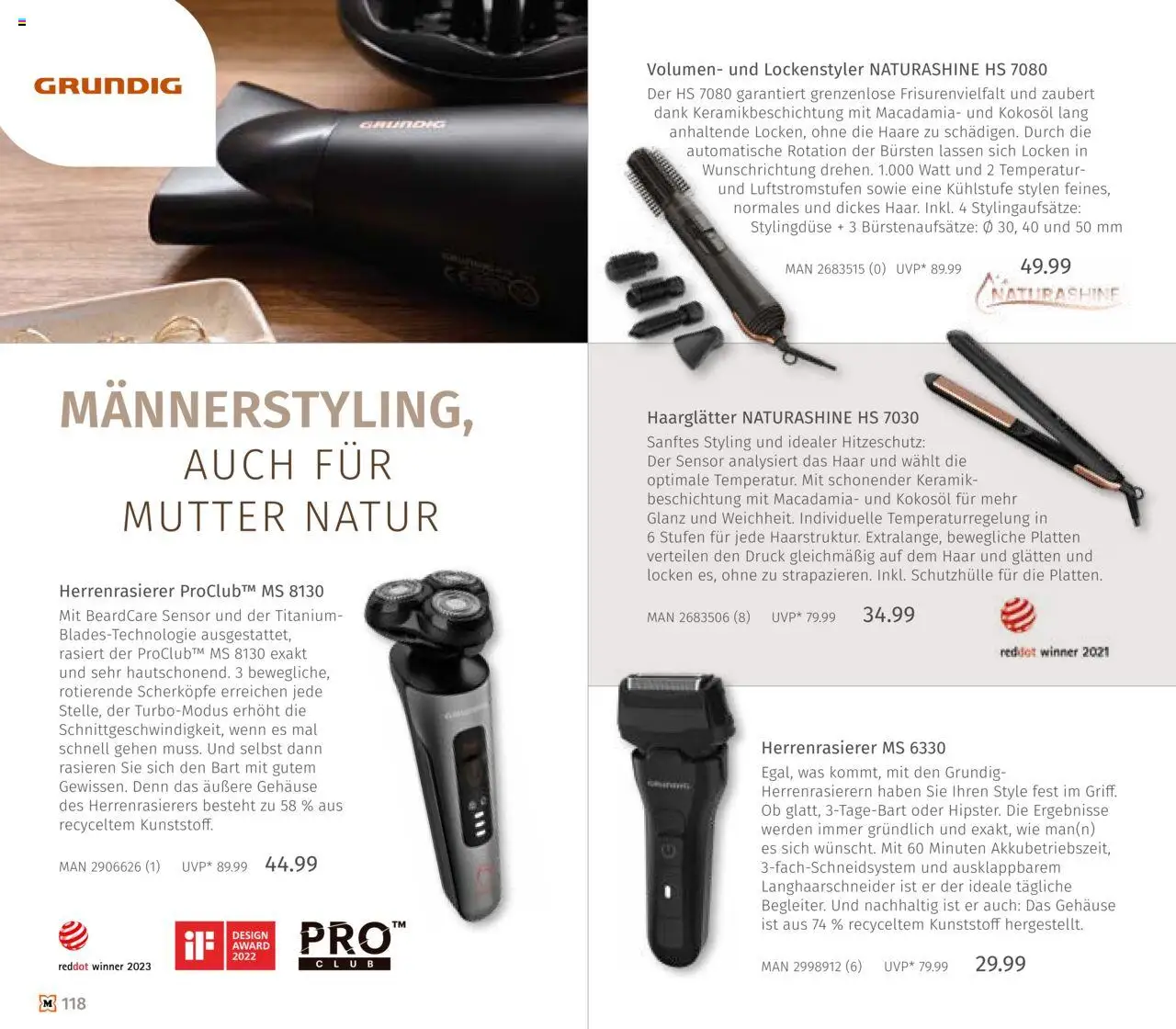 Müller Haushaltskatalog – gültig ab 03.10.2025 | Seite: 118 | Produkte: Haarglätter