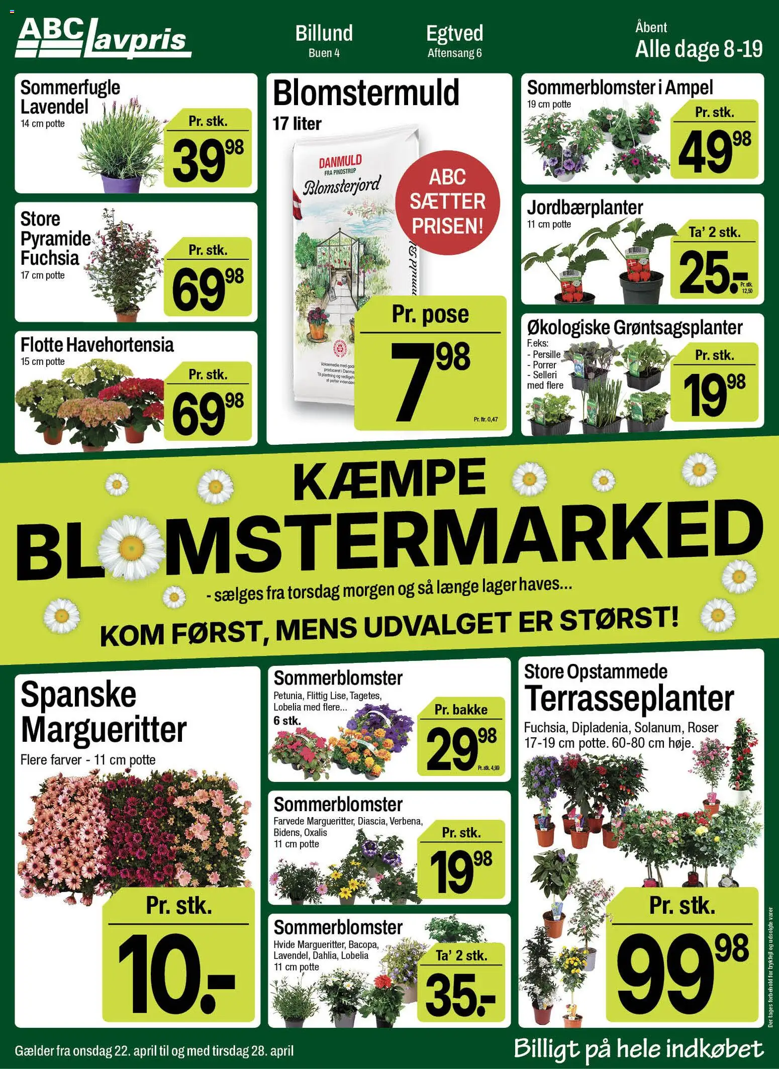 Abc Lavpris tilbudsavis – gyldig fra 22.04.2026 | Side: 1 | Produkter: Porrer, Selleri, Persille