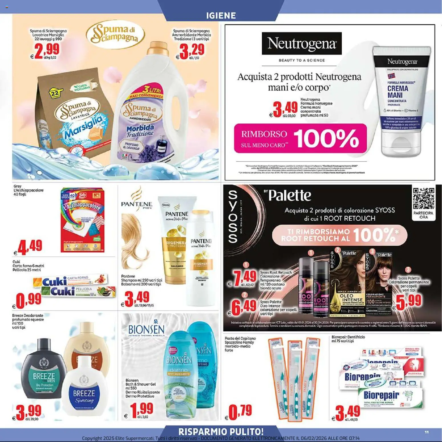 Volantino Elite Supermercati del 06.02.2026 | Pagina: 11