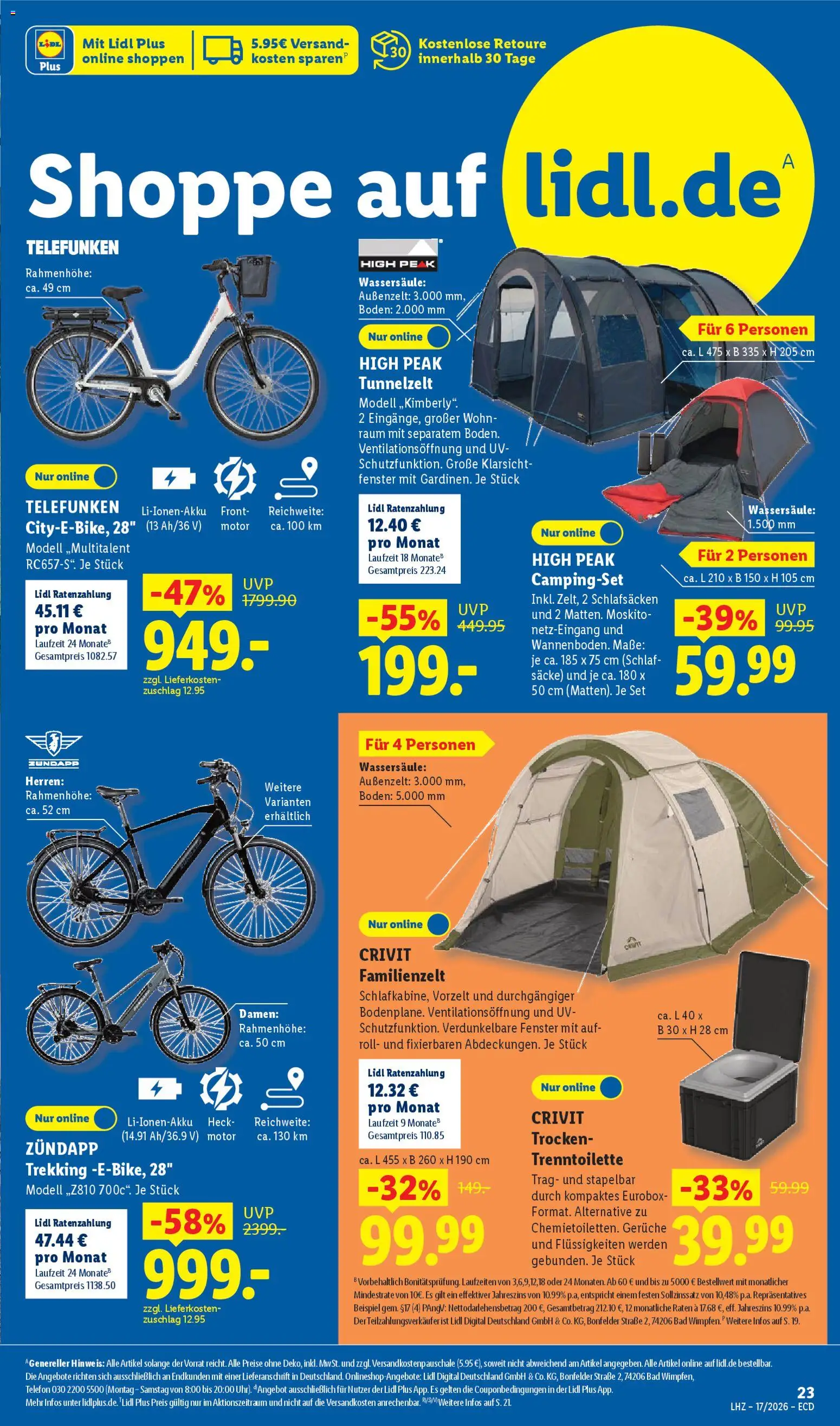 Lidl Německo leták od 20.04.2026 | Strana: 39 | Produkty: Telefon