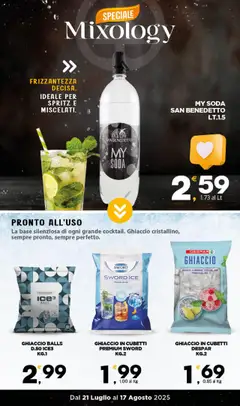 Anteprima del volantino Eurospar Mixology catalogo valido a partire dal 21.07.2025