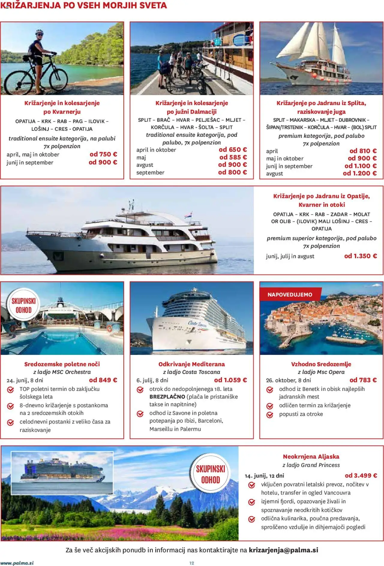 Palma katalog kje je poletje │ velja od 01.04.2025 | Stran: 12