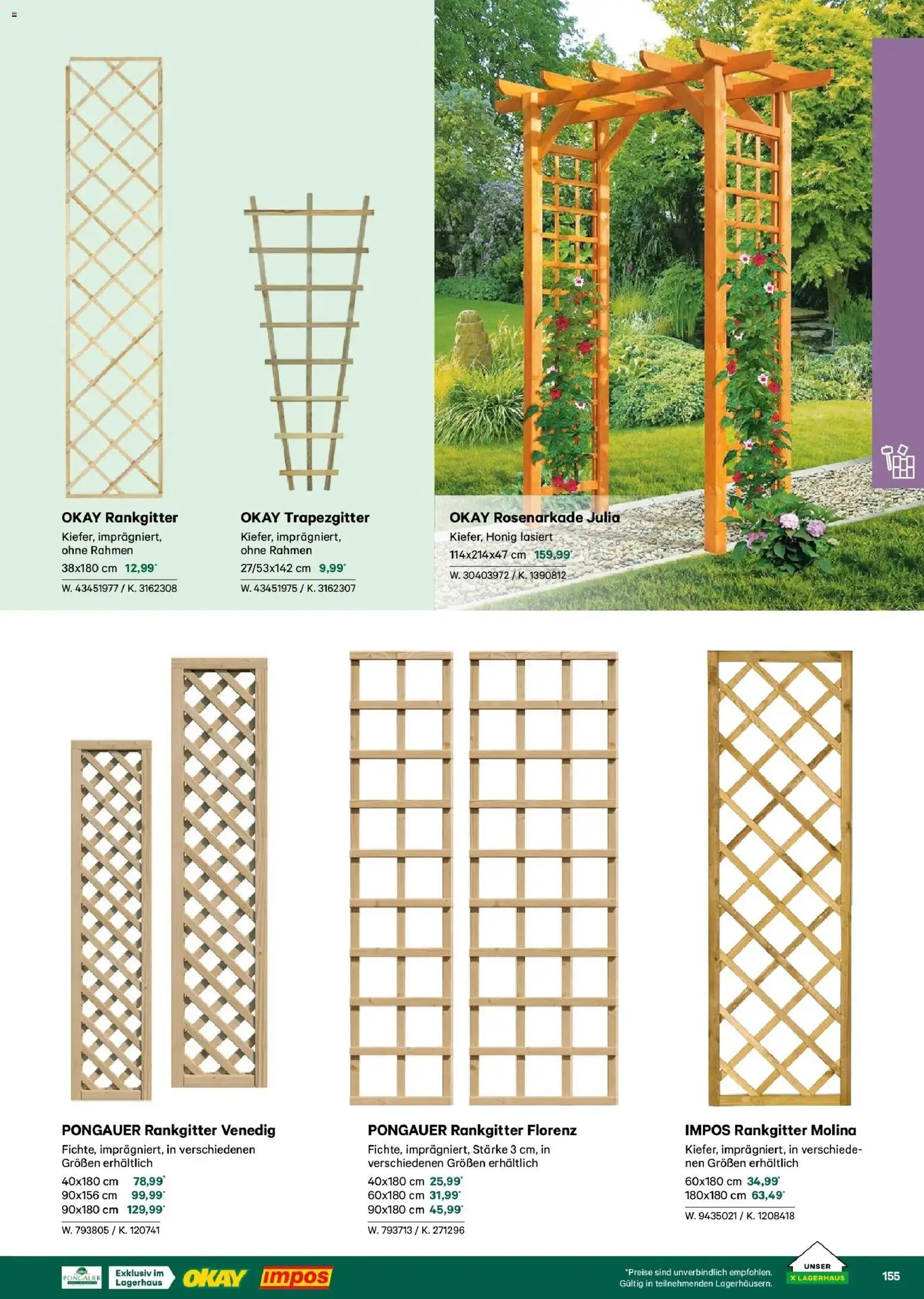 Lagerhaus - Lagerhaus - Garten & Freizeit Katalog 2026 gültig ab 01.03.2026 | Seite: 155