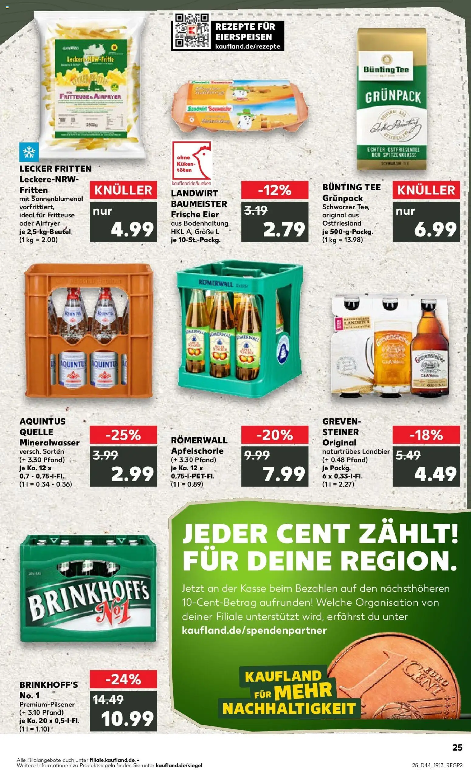 Kaufland prospekt Halver	 – gültig ab 30.10.2025 | Seite: 25 | Produkte: Eier, Apple, Tee, Fritteuse