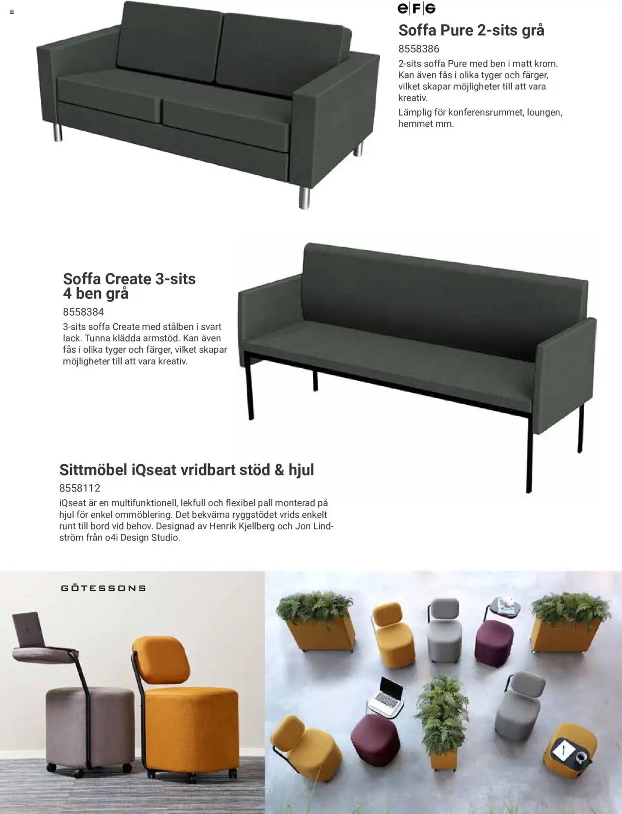 Office Depot reklamblad aktuell från 09.01.2024 | Sida: 36 | Produkter: Pall, Soffa, Bord