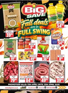 Big Save specials catalogue – valid from 13.04.2026