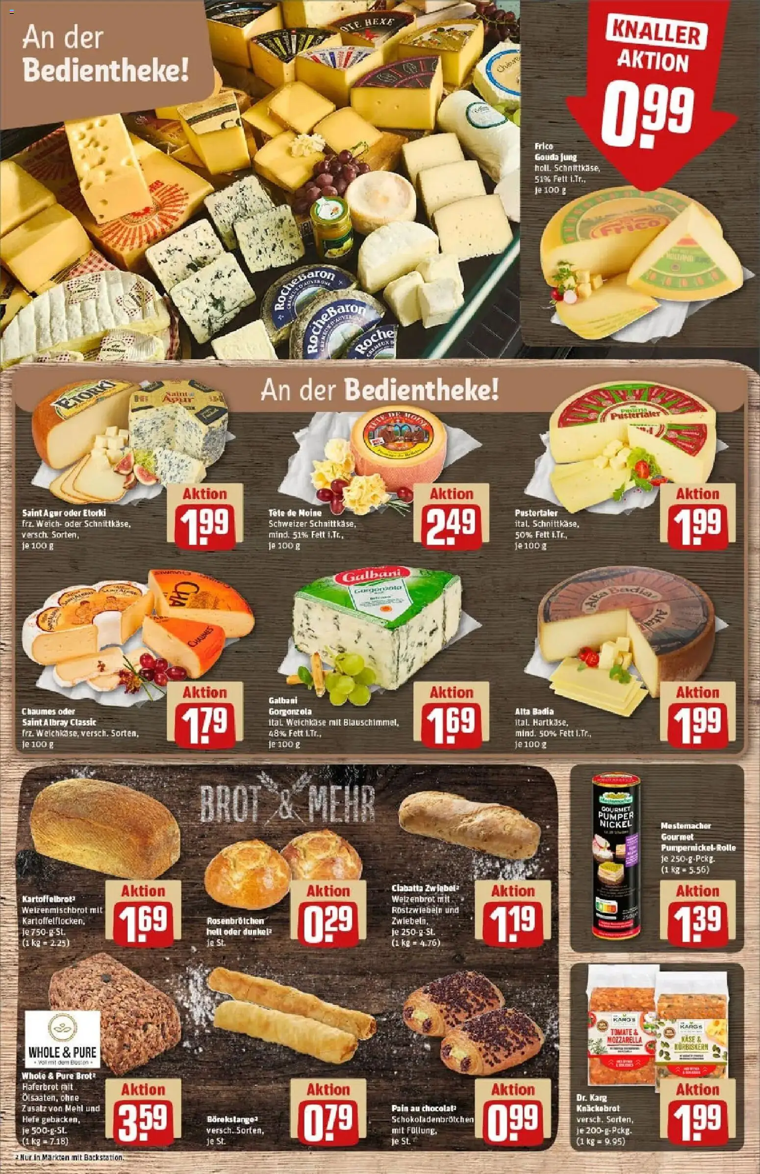 Rewe prospekt Bad Zwischenahn	 – gültig ab 22.12.2025 | Seite: 13 | Produkte: Mehl, Mozzarella, Gouda, Brot